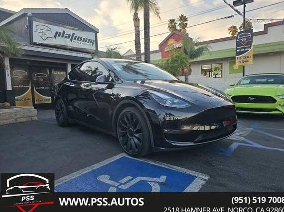 TESLA MODEL Y 2022 7SAYGDEF3NF491470 image